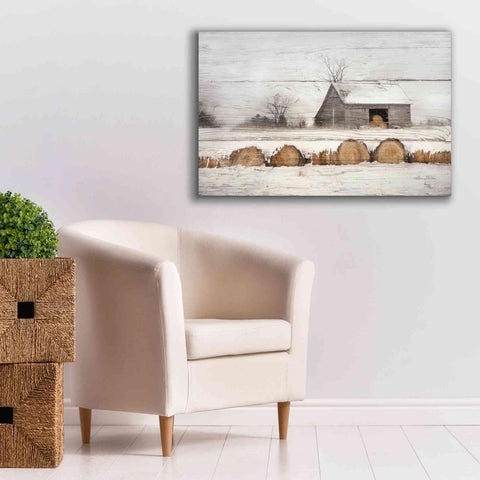 Image of 'Vermont Hay' by Lori Deiter, Canvas Wall Art,40 x 26