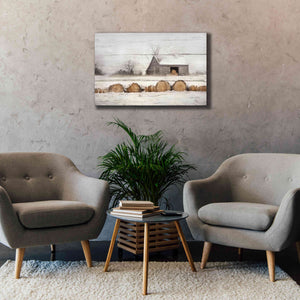 'Vermont Hay' by Lori Deiter, Canvas Wall Art,40 x 26