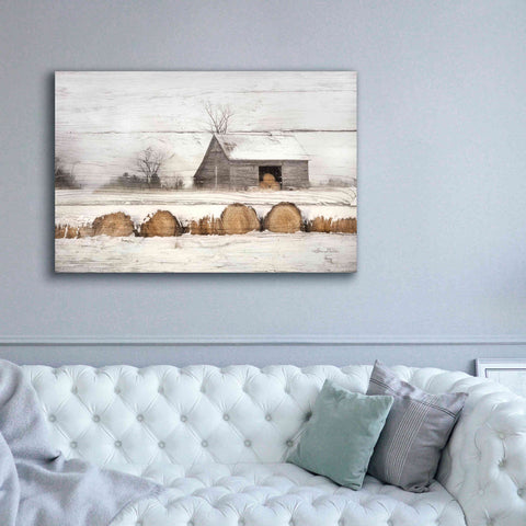 Image of 'Vermont Hay' by Lori Deiter, Canvas Wall Art,60 x 40