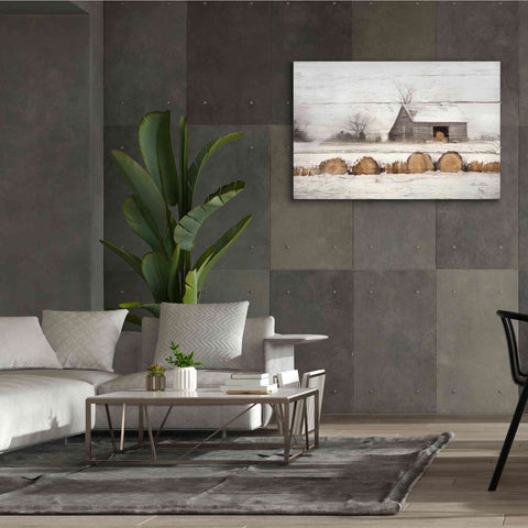 Image of 'Vermont Hay' by Lori Deiter, Canvas Wall Art,60 x 40