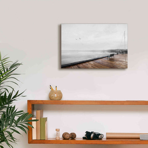 Image of 'Newport Dock II' by Lori Deiter, Canvas Wall Art,18 x 12