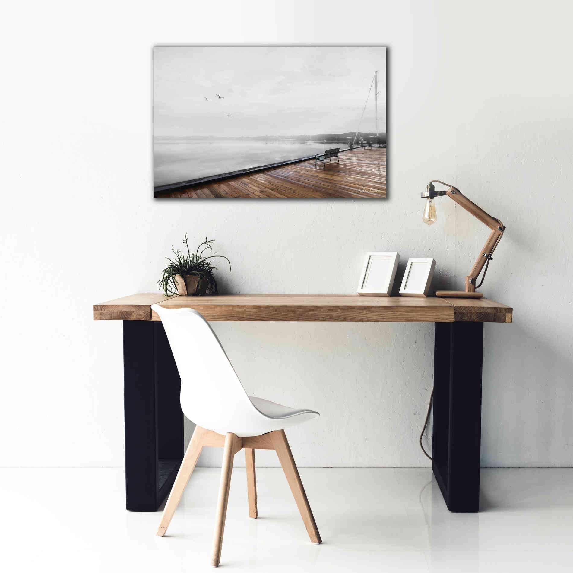 'Newport Dock II' by Lori Deiter, Canvas Wall Art,40 x 26