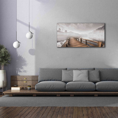 Image of 'Lake Cherokee Dock' by Lori Deiter, Canvas Wall Art,60 x 30