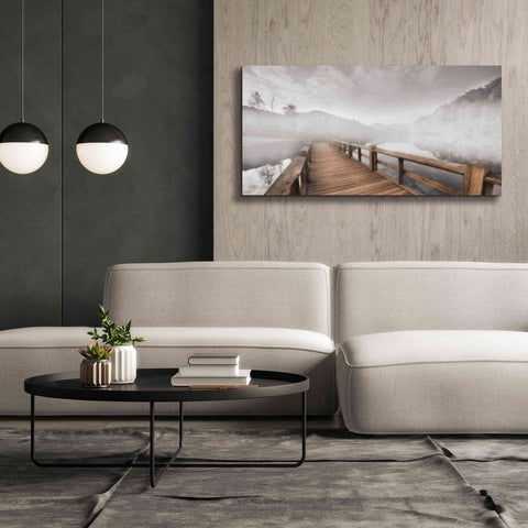 Image of 'Lake Cherokee Dock' by Lori Deiter, Canvas Wall Art,60 x 30