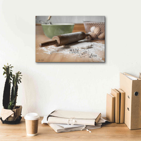 Image of 'Made with Love' by Lori Deiter, Canvas Wall Art,18 x 12
