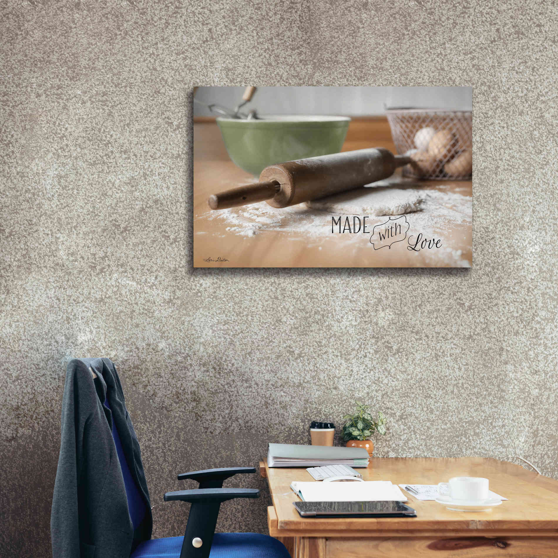 'Made with Love' by Lori Deiter, Canvas Wall Art,40 x 26