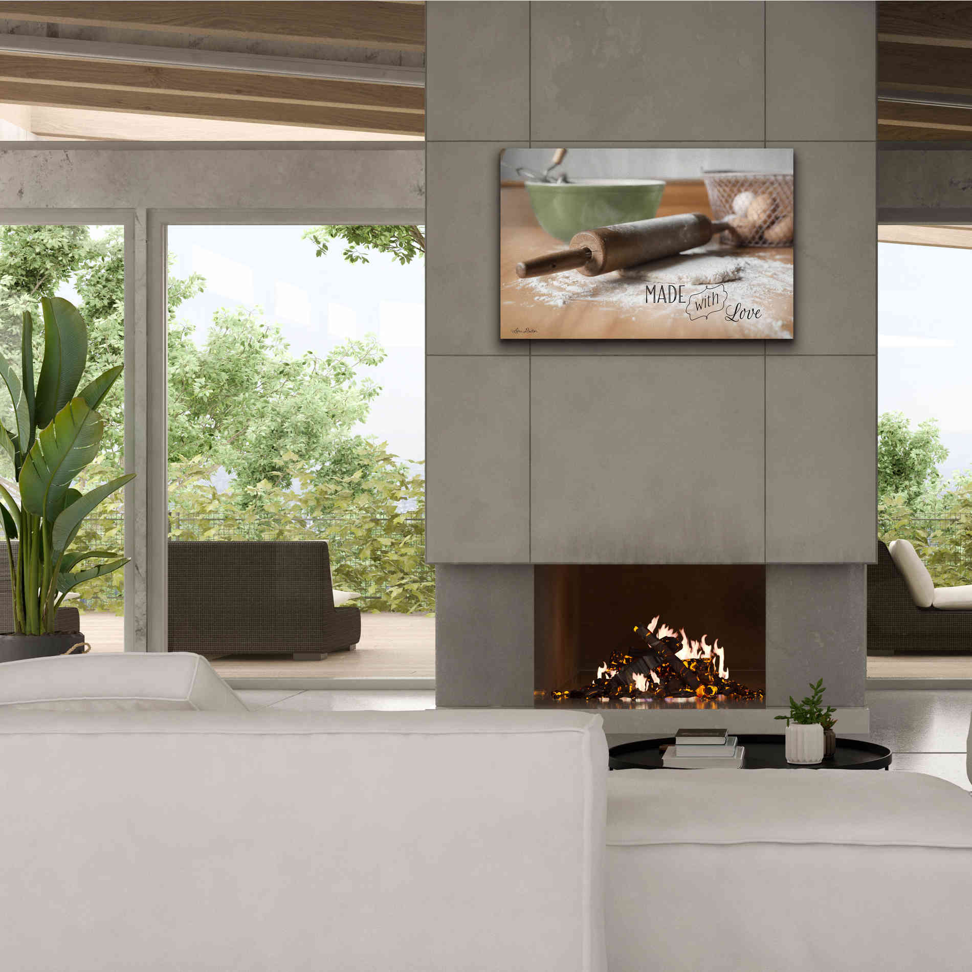 'Made with Love' by Lori Deiter, Canvas Wall Art,40 x 26