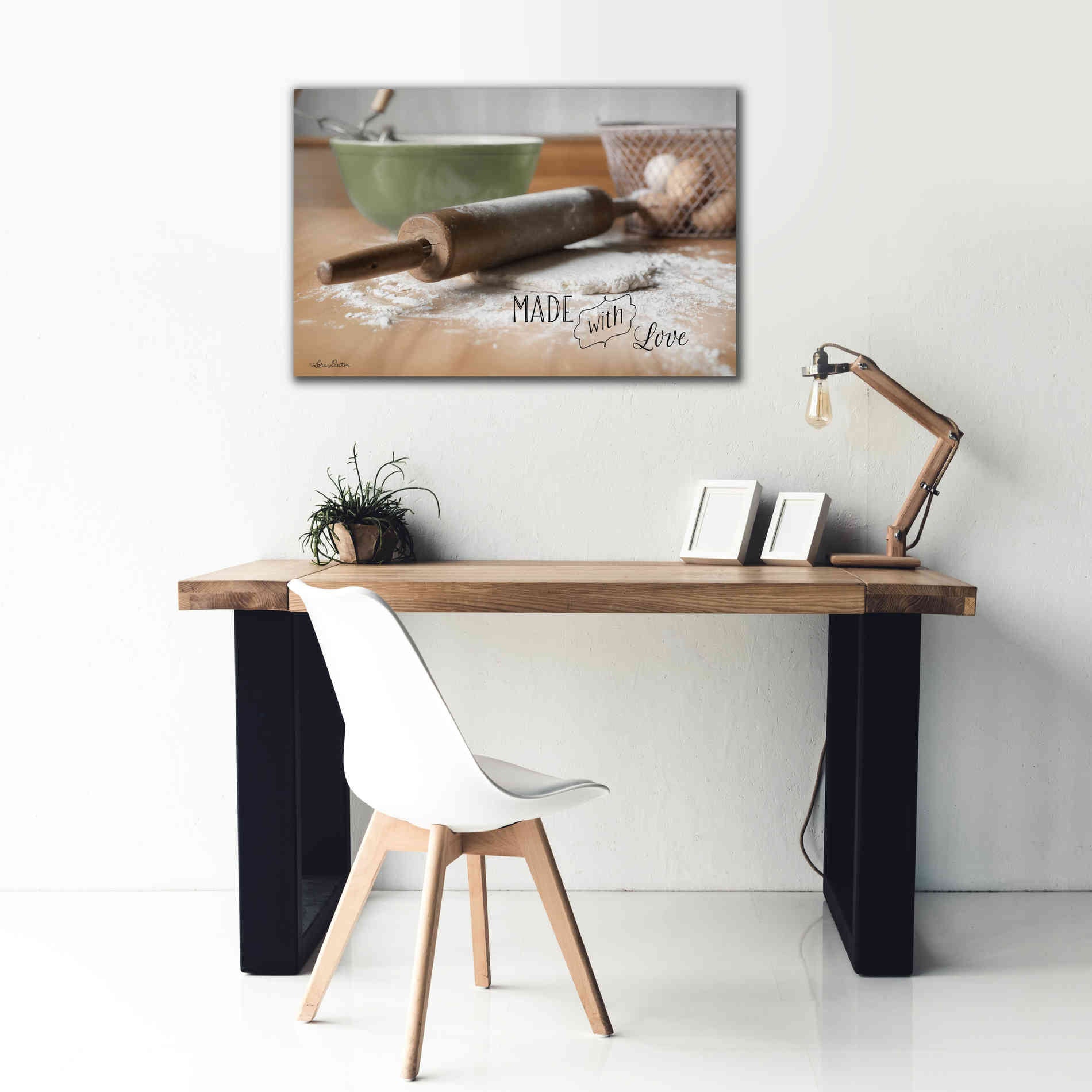 'Made with Love' by Lori Deiter, Canvas Wall Art,40 x 26