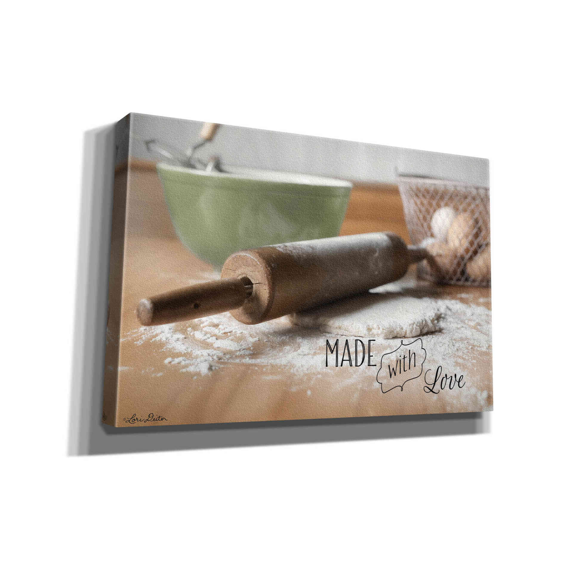 'Made with Love' by Lori Deiter, Canvas Wall Art