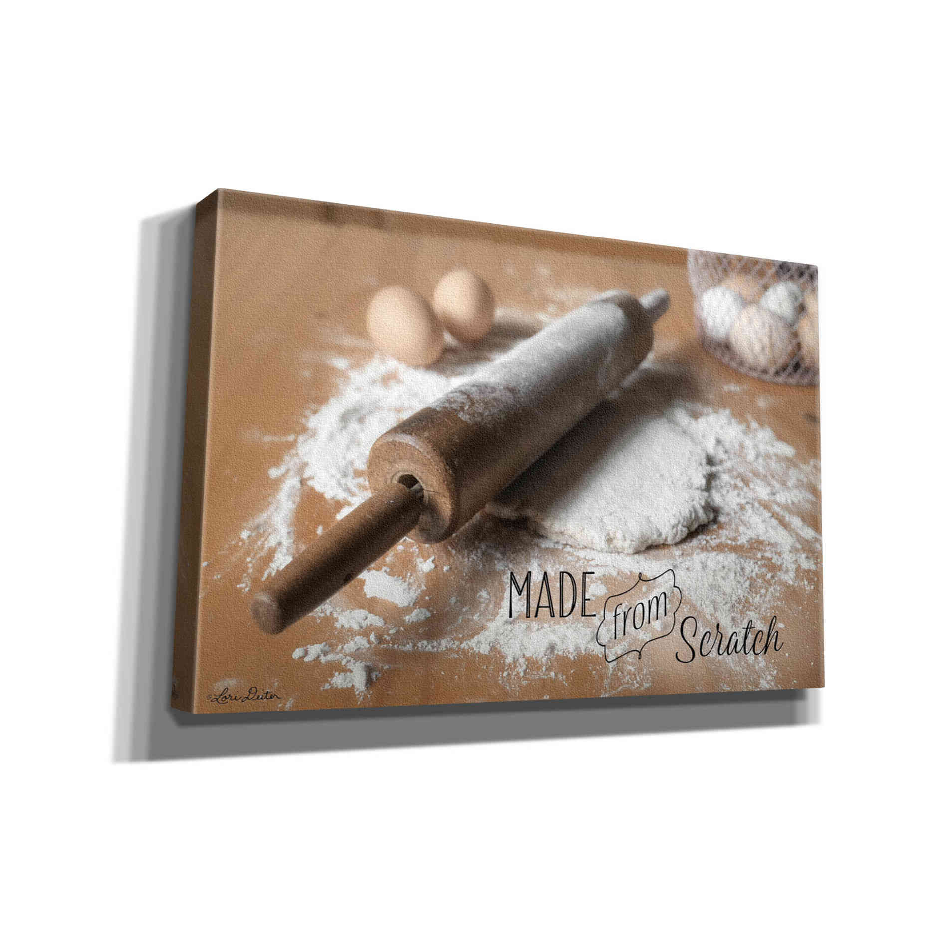 'Made from Scratch' by Lori Deiter, Canvas Wall Art