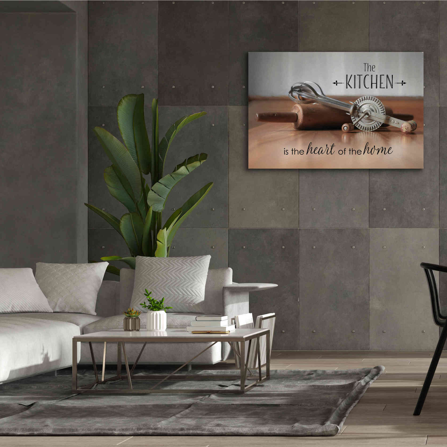 'The Kitchen is the Heart of the Home' by Lori Deiter, Canvas Wall Art,60 x 40