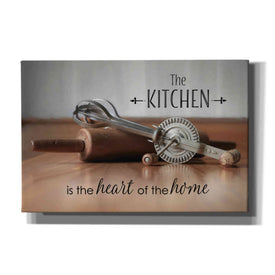 'The Kitchen is the Heart of the Home' by Lori Deiter, Canvas Wall Art
