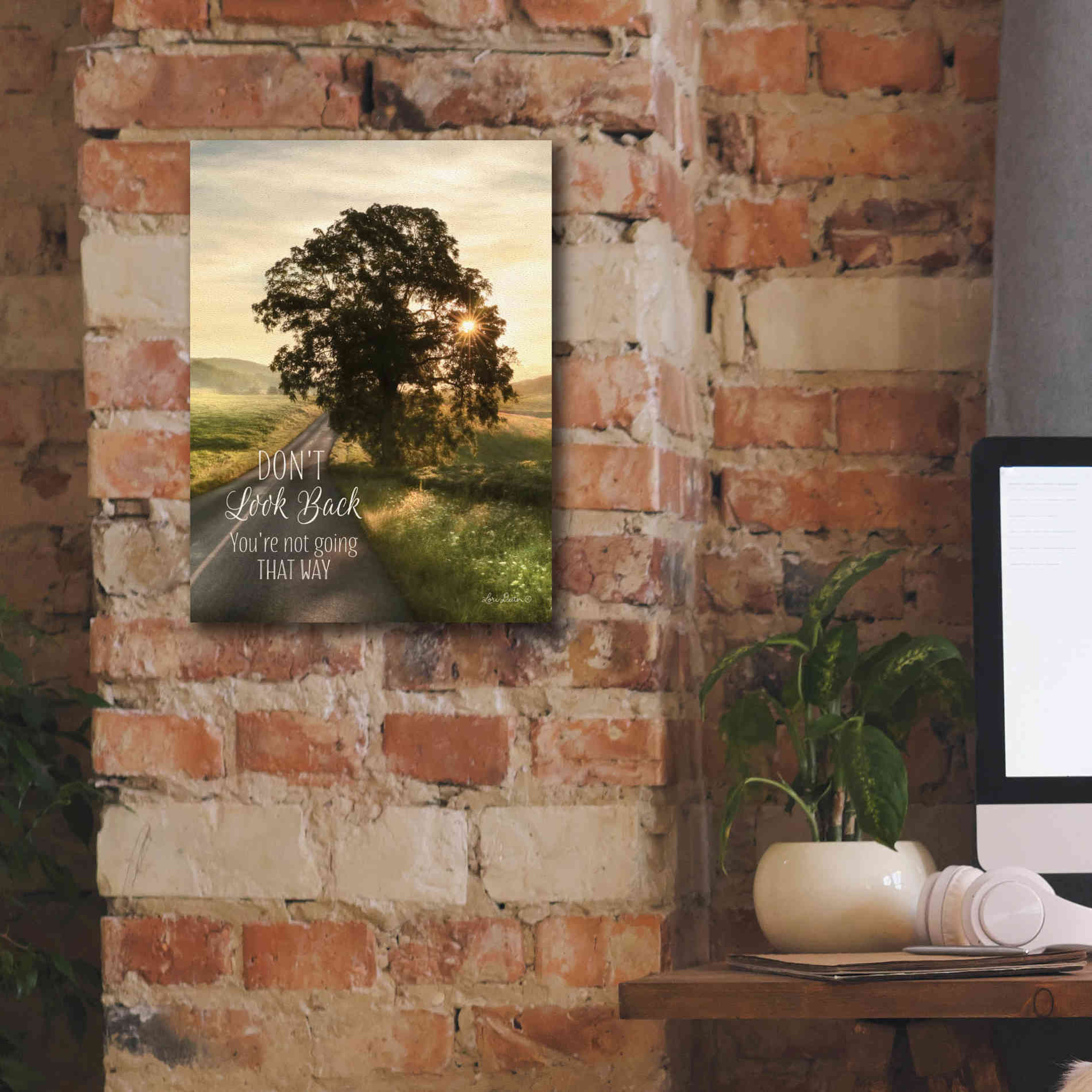 'Don't Look Back' by Lori Deiter, Canvas Wall Art,12 x 16