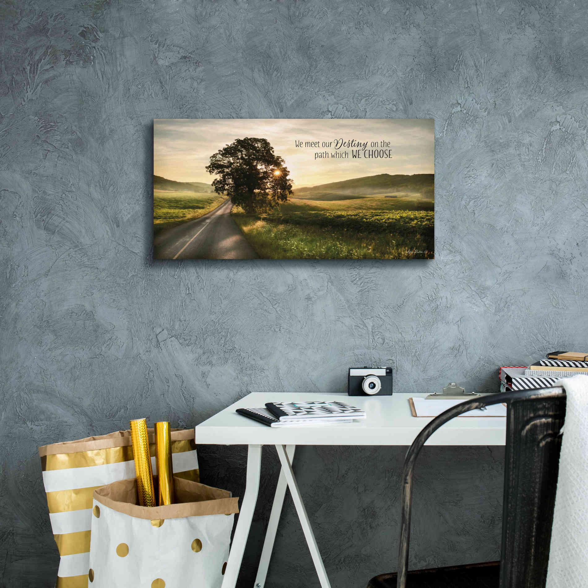 'Destiny' by Lori Deiter, Canvas Wall Art,24 x 12