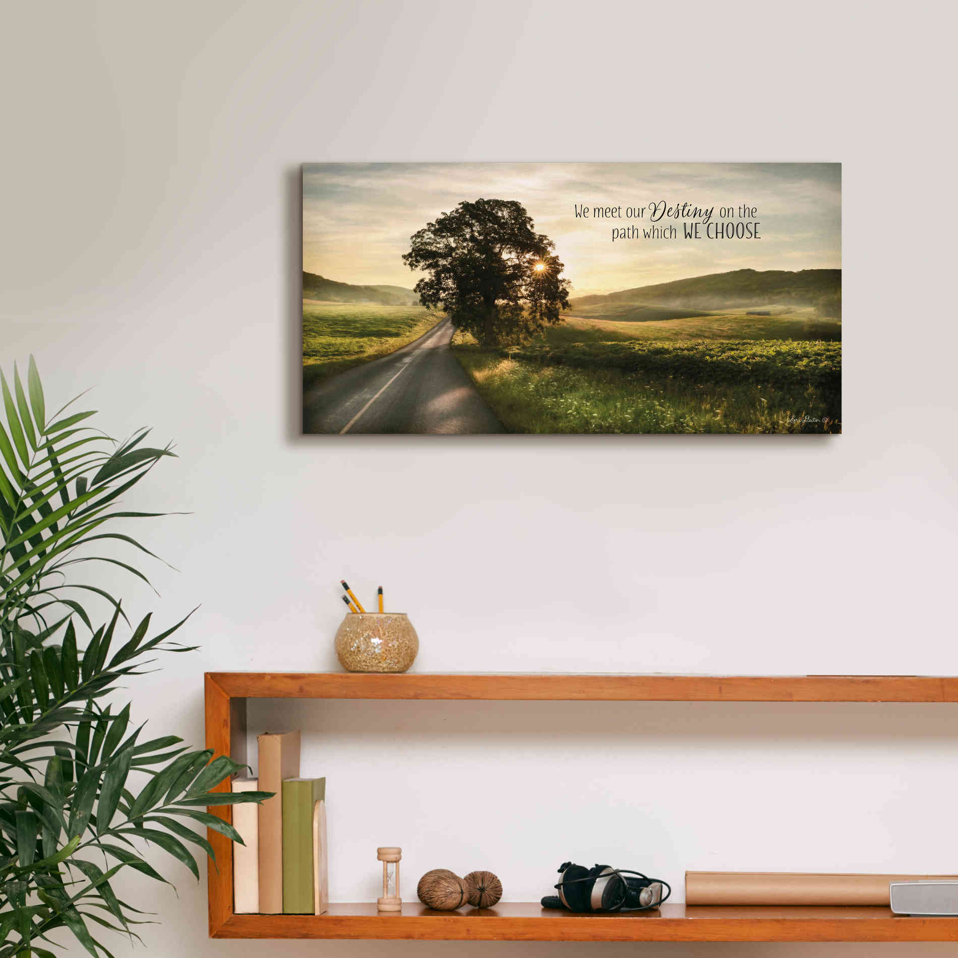 'Destiny' by Lori Deiter, Canvas Wall Art,24 x 12