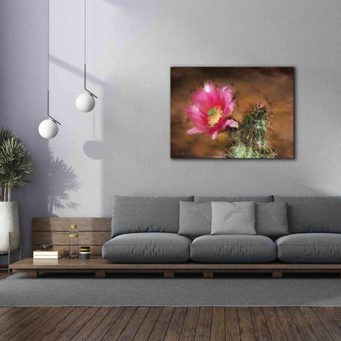 Image of 'Vibrant Cactus Flower' by Lori Deiter, Canvas Wall Art,54 x 40