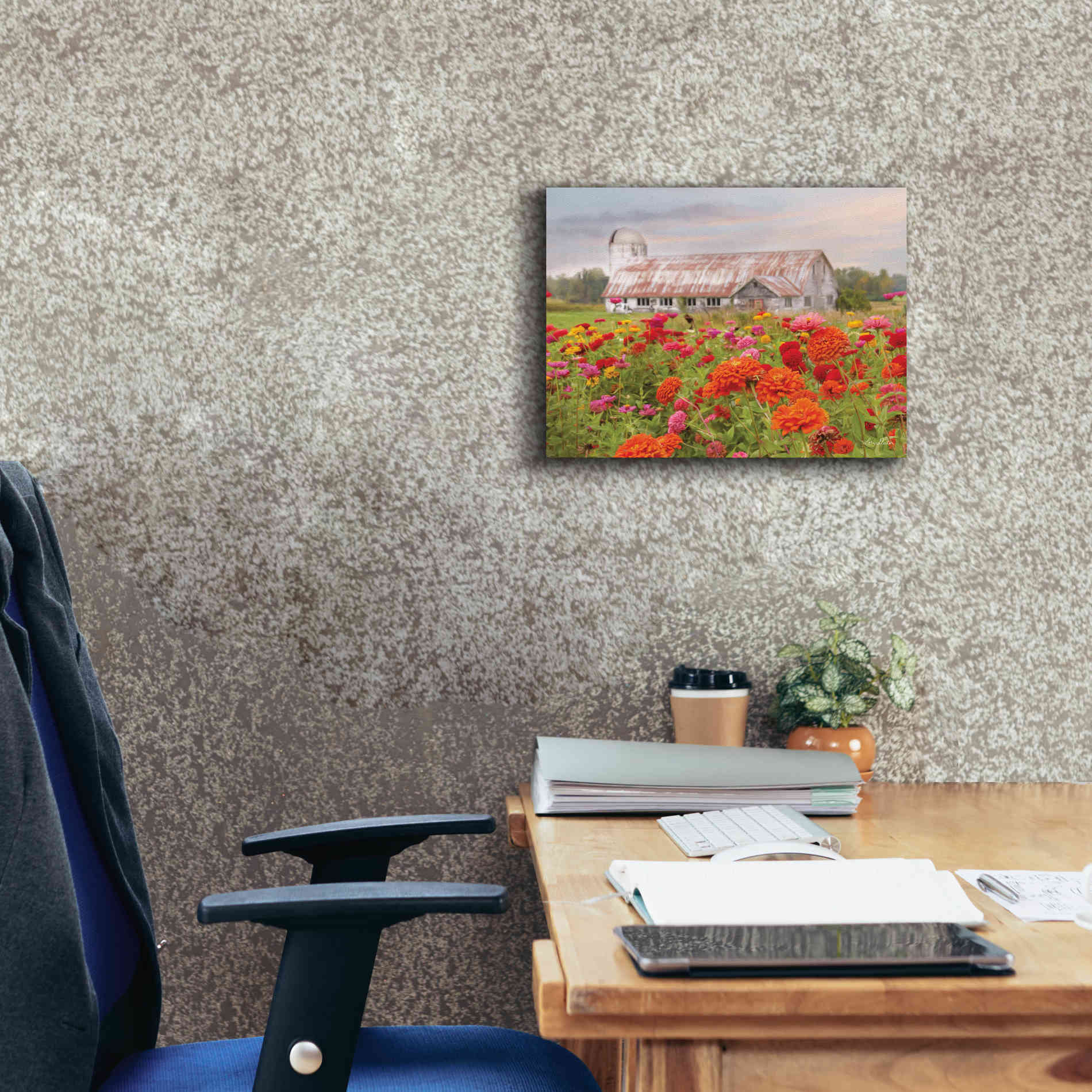 'Vermont Flowers' by Lori Deiter, Canvas Wall Art,16 x 12
