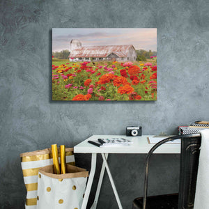 'Vermont Flowers' by Lori Deiter, Canvas Wall Art,26 x 18