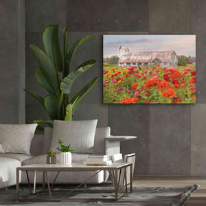 'Vermont Flowers' by Lori Deiter, Canvas Wall Art,54 x 40
