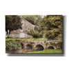 'Old Stone Barn and Bridge' by Lori Deiter, Canvas Wall Art