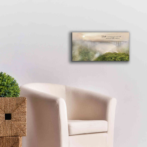 Image of 'Faith is the Bridge' by Lori Deiter, Canvas Wall Art,24 x 12