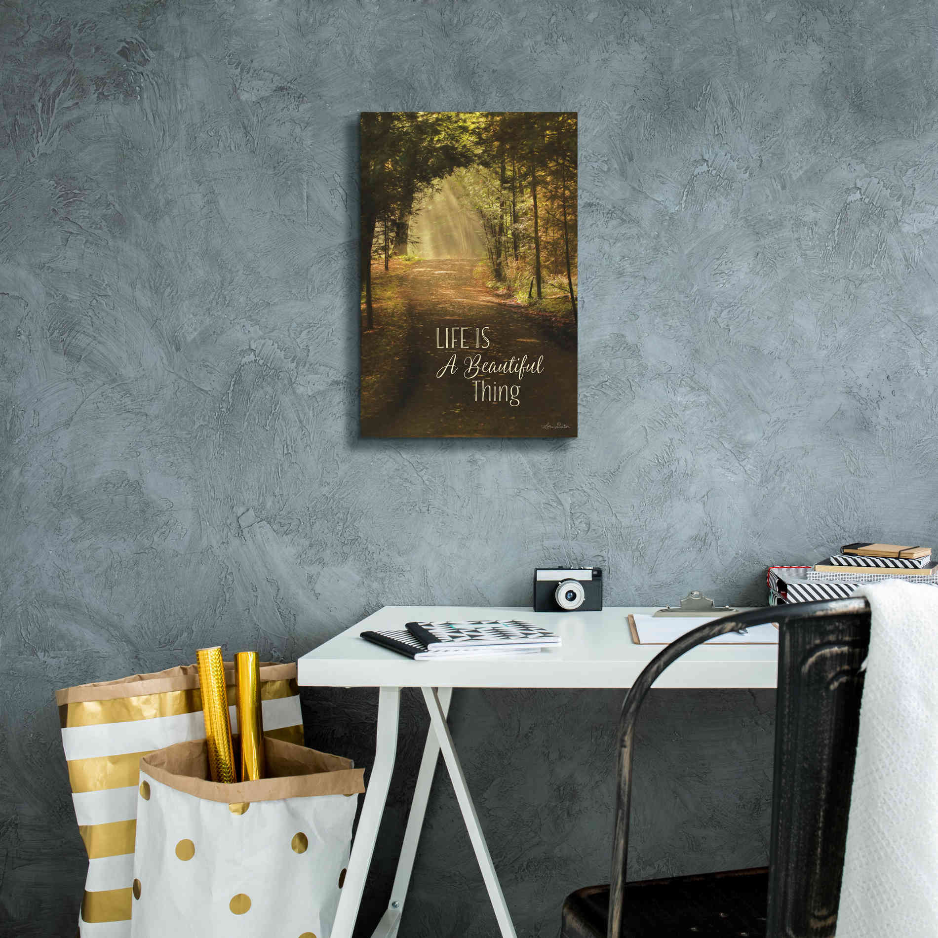 'Life is a Beautiful Thing' by Lori Deiter, Canvas Wall Art,12 x 18