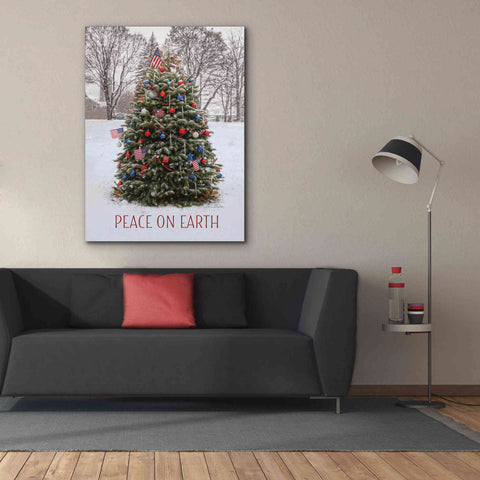 Image of 'Peace on Earth Tree' by Lori Deiter, Canvas Wall Art,26 x 30