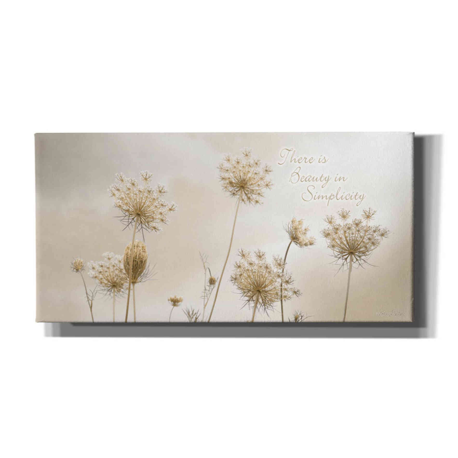 'There is Beauty in Simplicity' by Lori Deiter, Canvas Wall Art