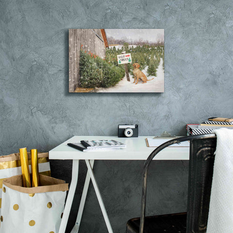 Image of 'U-Cut Trees' by Lori Deiter, Canvas Wall Art,18 x 12