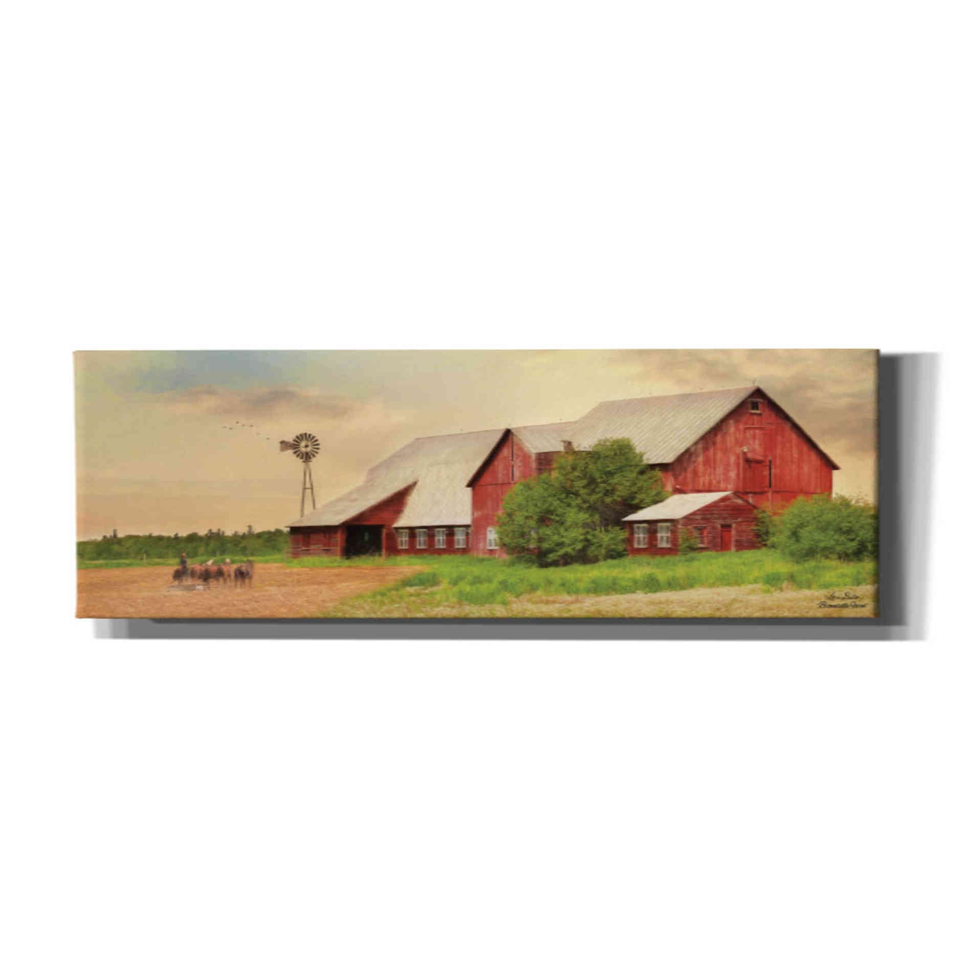 'Brownsville Farm' by Lori Deiter, Canvas Wall Art
