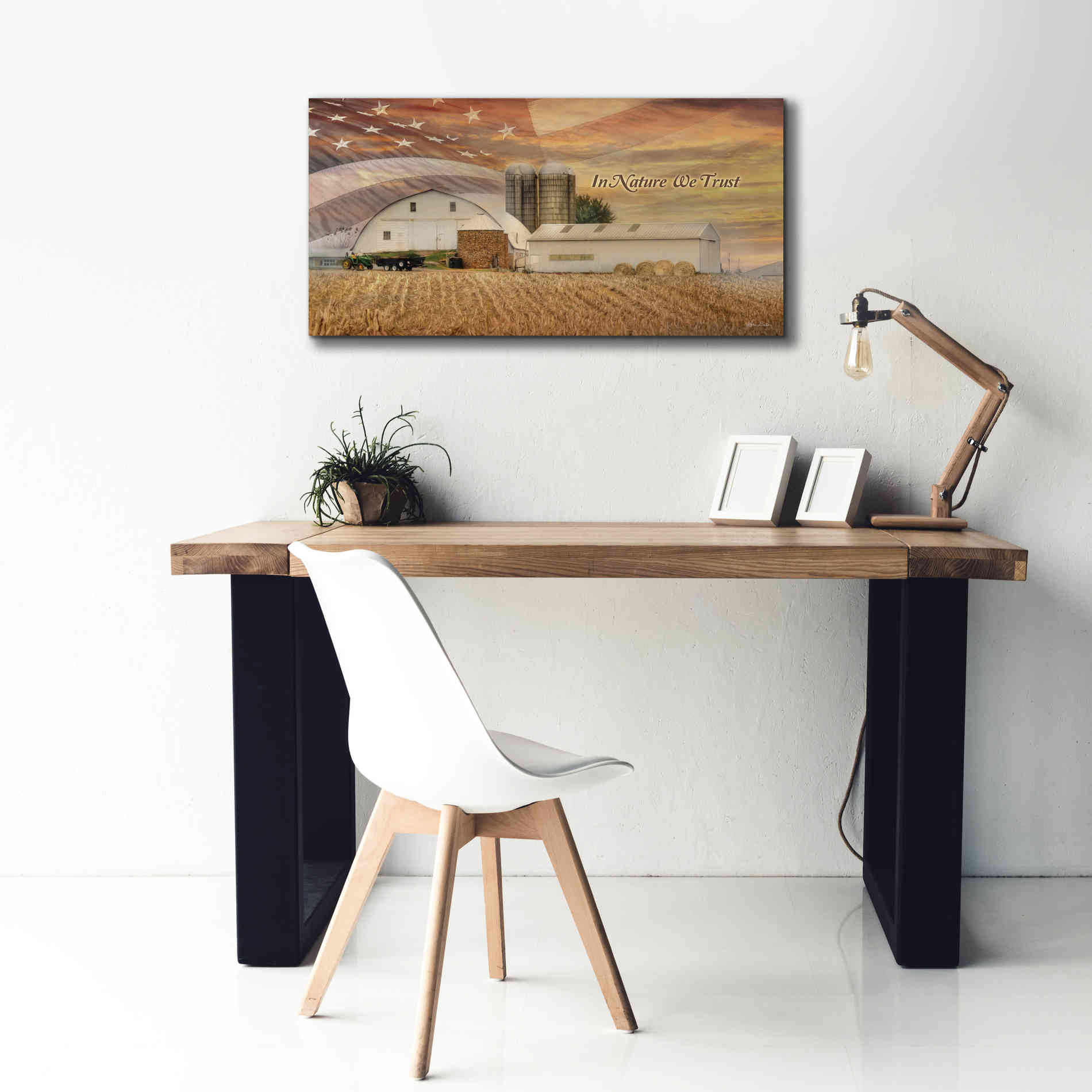 'In Nature We Trust' by Lori Deiter, Canvas Wall Art,40 x 20