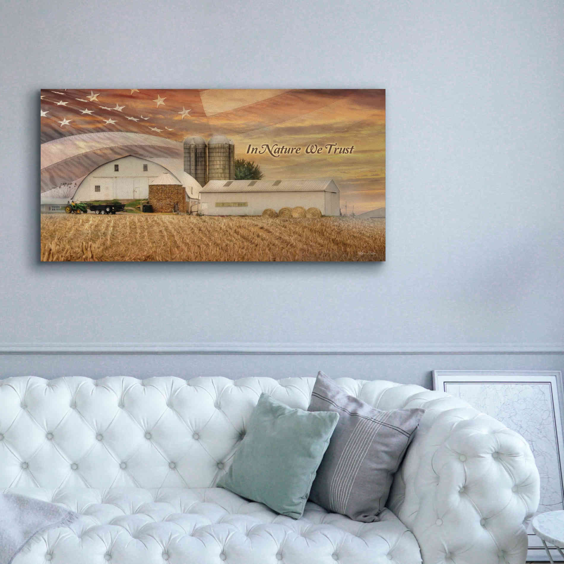 'In Nature We Trust' by Lori Deiter, Canvas Wall Art,60 x 30