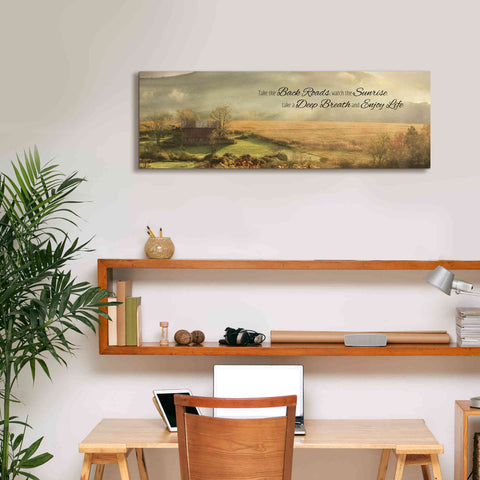 Image of 'Enjoy Life' by Lori Deiter, Canvas Wall Art,36 x 12