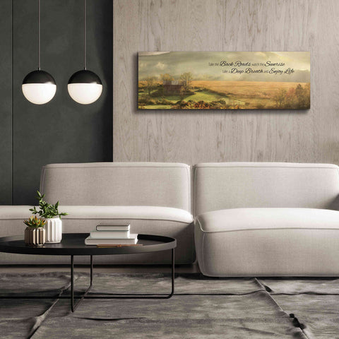 Image of 'Enjoy Life' by Lori Deiter, Canvas Wall Art,60 x 20