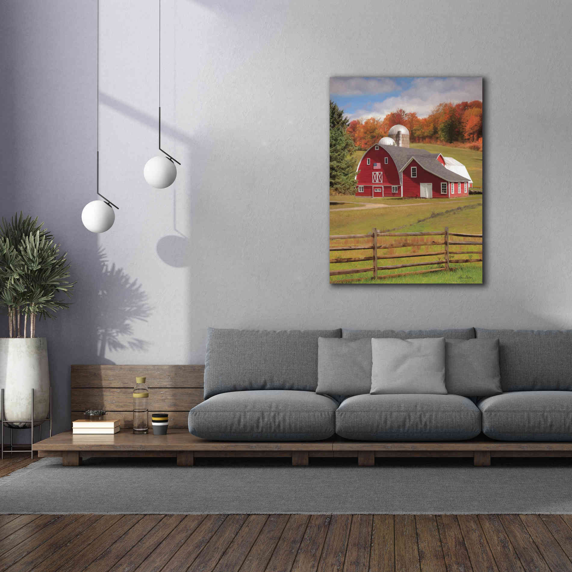 'One Flag, One Land' by Lori Deiter, Canvas Wall Art,40 x 54