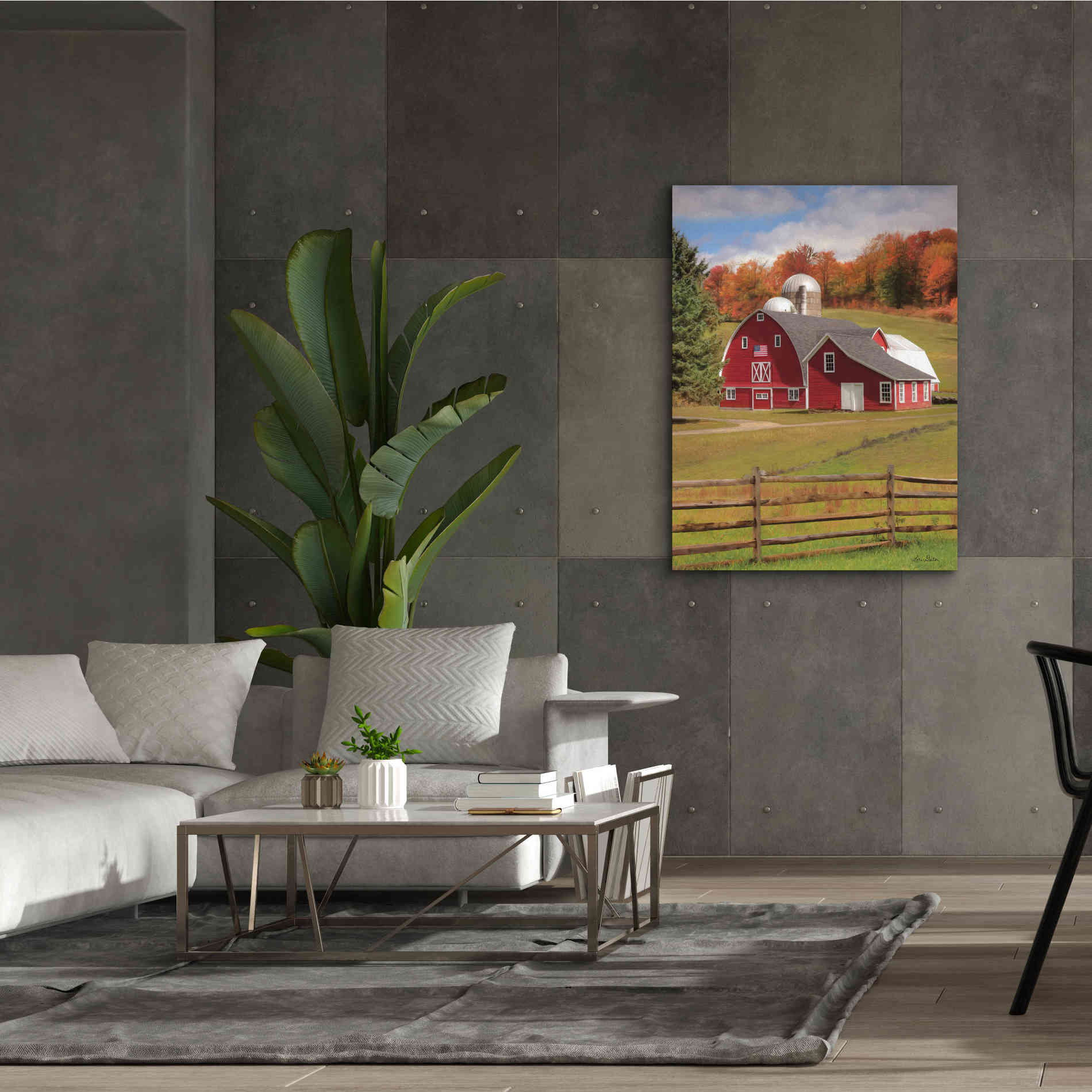 'One Flag, One Land' by Lori Deiter, Canvas Wall Art,40 x 54