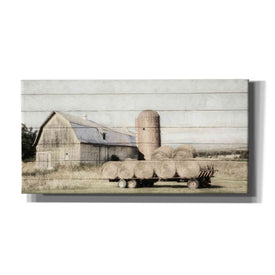 'Wagon of Hay' by Lori Deiter, Canvas Wall Art