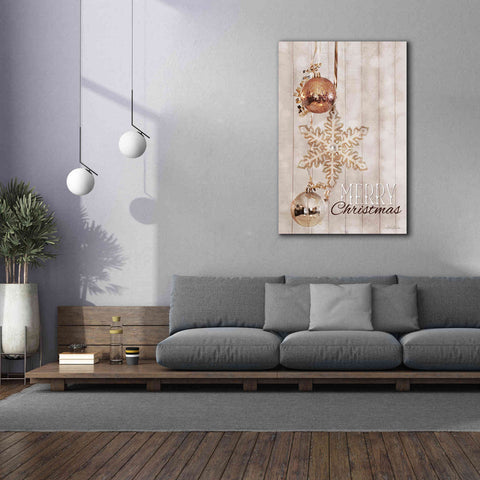 Image of 'Gold Sparkle Merry Christmas' by Lori Deiter, Canvas Wall Art,40 x 60
