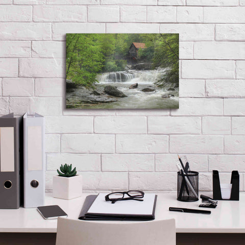 Image of 'Glade Creek Grist Mill' by Lori Deiter, Canvas Wall Art,18 x 12