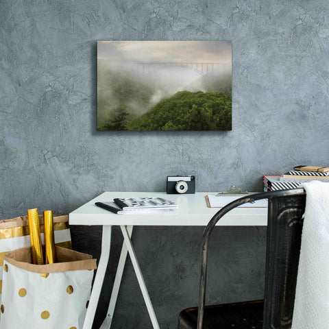 Image of 'New River Gorge Bridge' by Lori Deiter, Canvas Wall Art,18 x 12