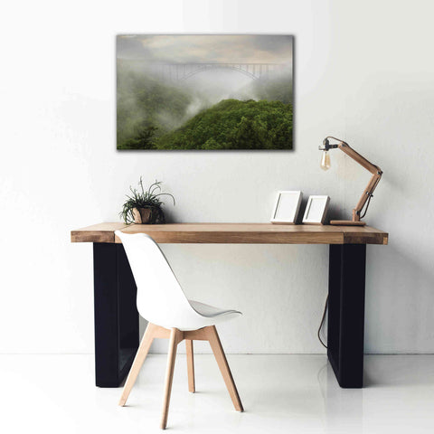 Image of 'New River Gorge Bridge' by Lori Deiter, Canvas Wall Art,40 x 26