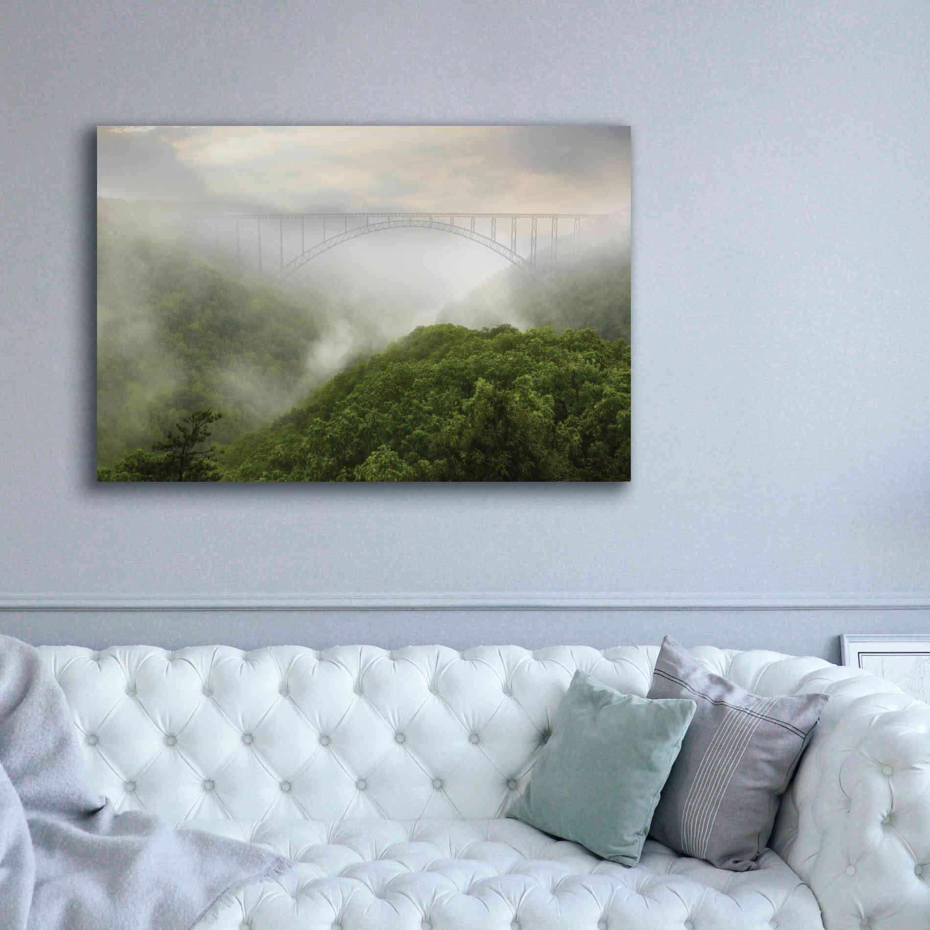'New River Gorge Bridge' by Lori Deiter, Canvas Wall Art,60 x 40