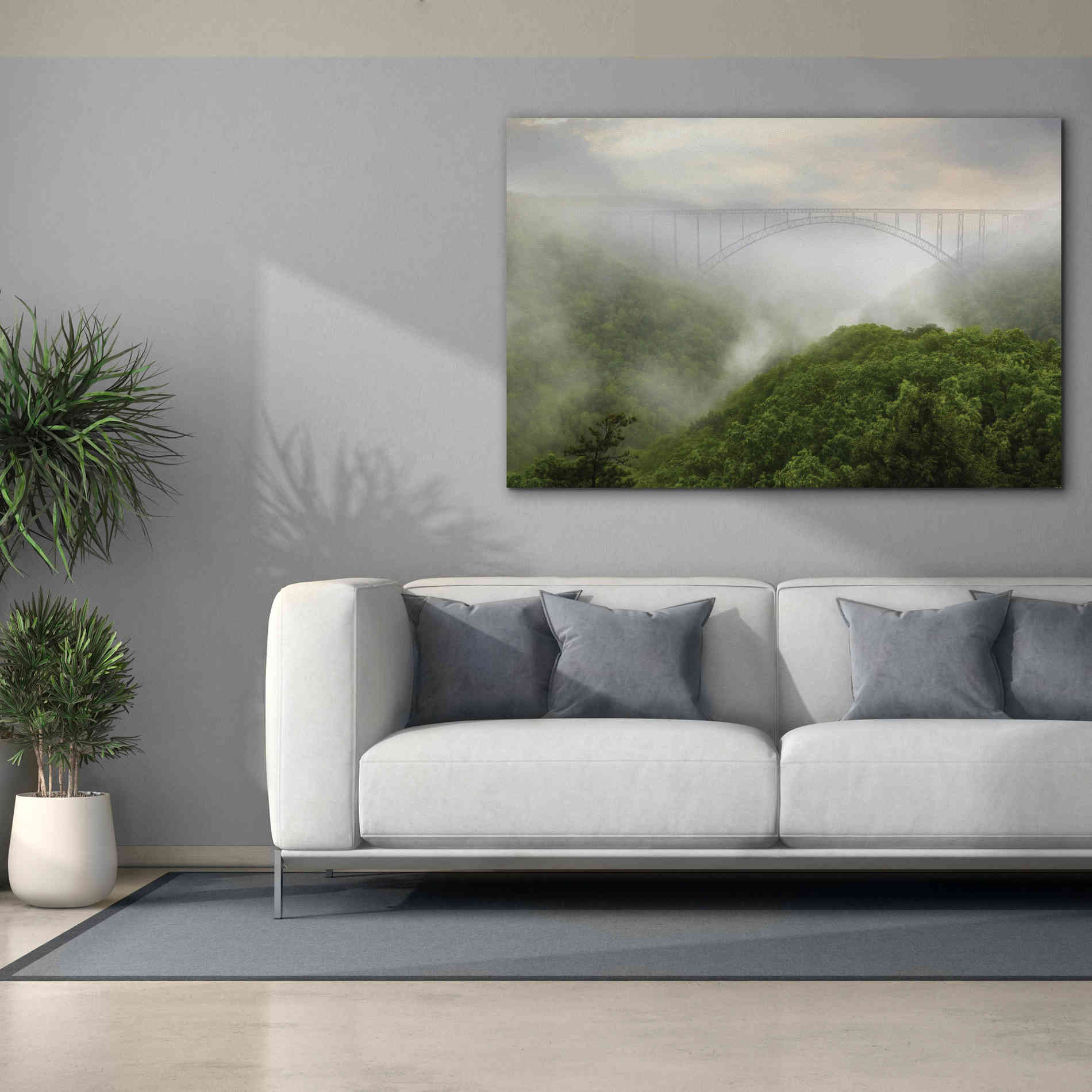 'New River Gorge Bridge' by Lori Deiter, Canvas Wall Art,60 x 40