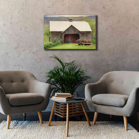 Image of 'Old Hay' by Lori Deiter, Canvas Wall Art,40 x 26