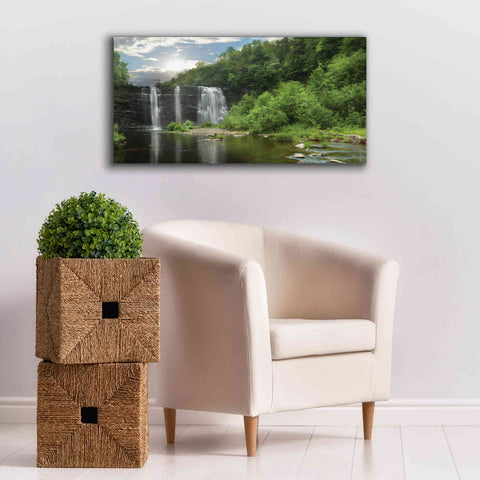 Image of 'Salmon River Falls' by Lori Deiter, Canvas Wall Art,40 x 20