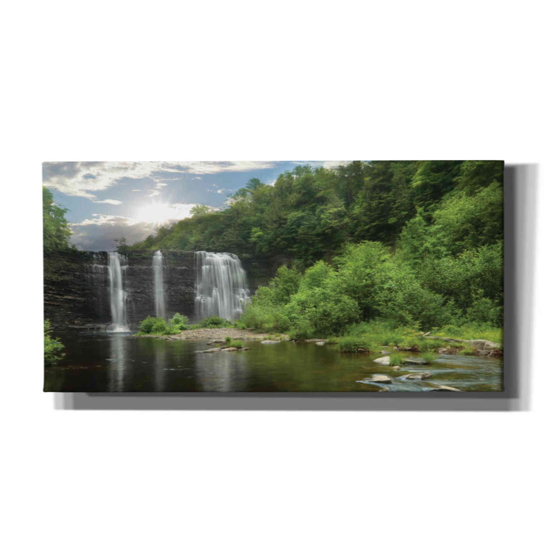 'Salmon River Falls' by Lori Deiter, Canvas Wall Art