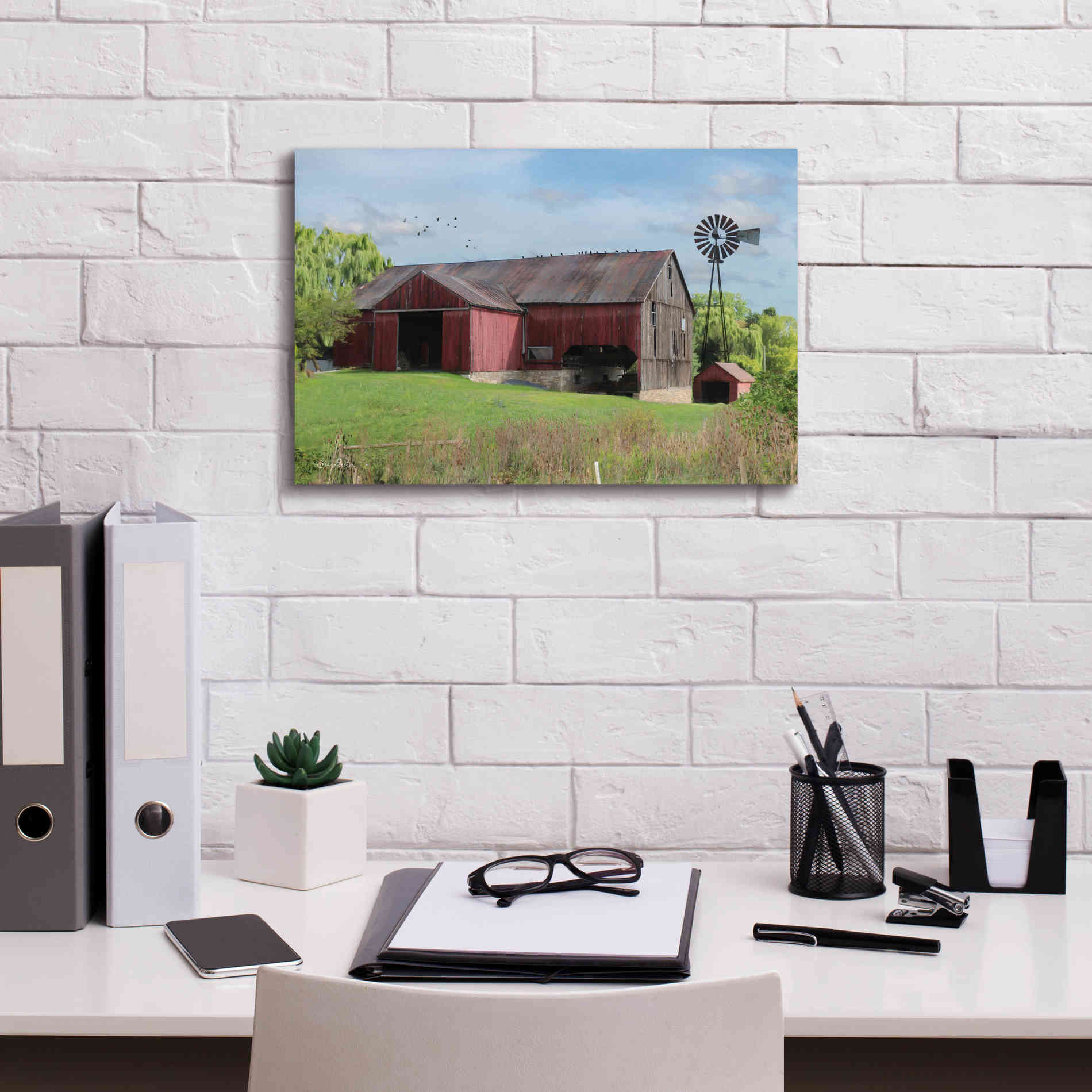 'Summer in Pennsylvania' by Lori Deiter, Canvas Wall Art,18 x 12