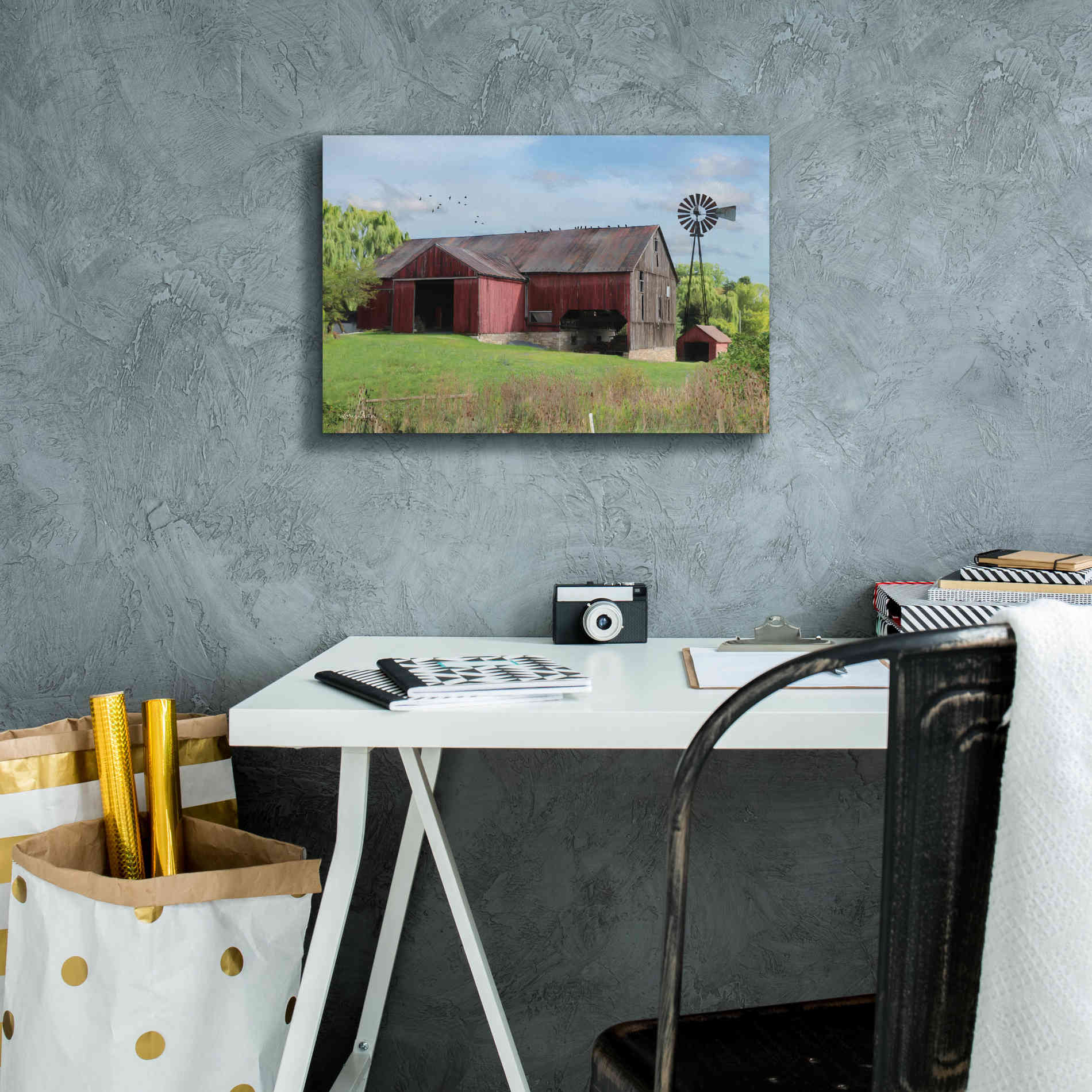 'Summer in Pennsylvania' by Lori Deiter, Canvas Wall Art,18 x 12