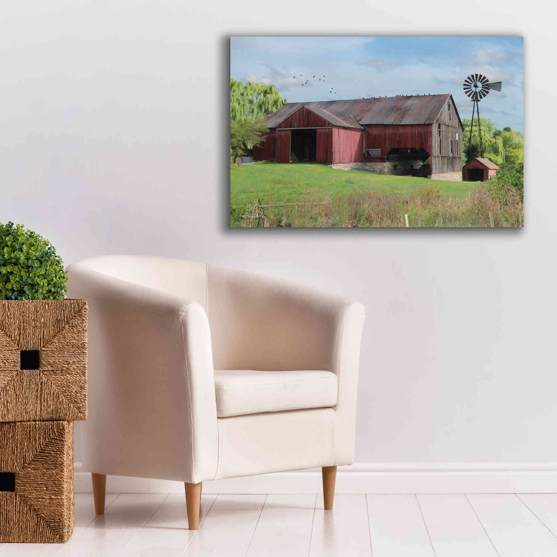 'Summer in Pennsylvania' by Lori Deiter, Canvas Wall Art,40 x 26
