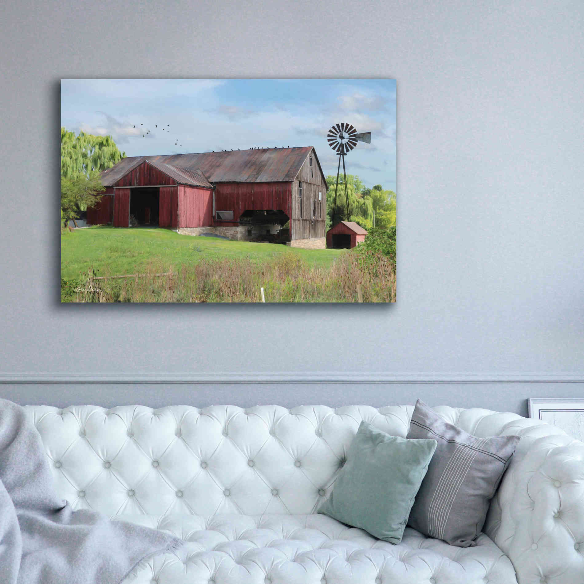 'Summer in Pennsylvania' by Lori Deiter, Canvas Wall Art,60 x 40